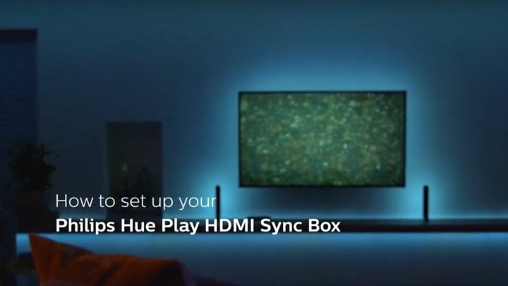 hue sync box connecting