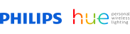 Philips and Hue logos