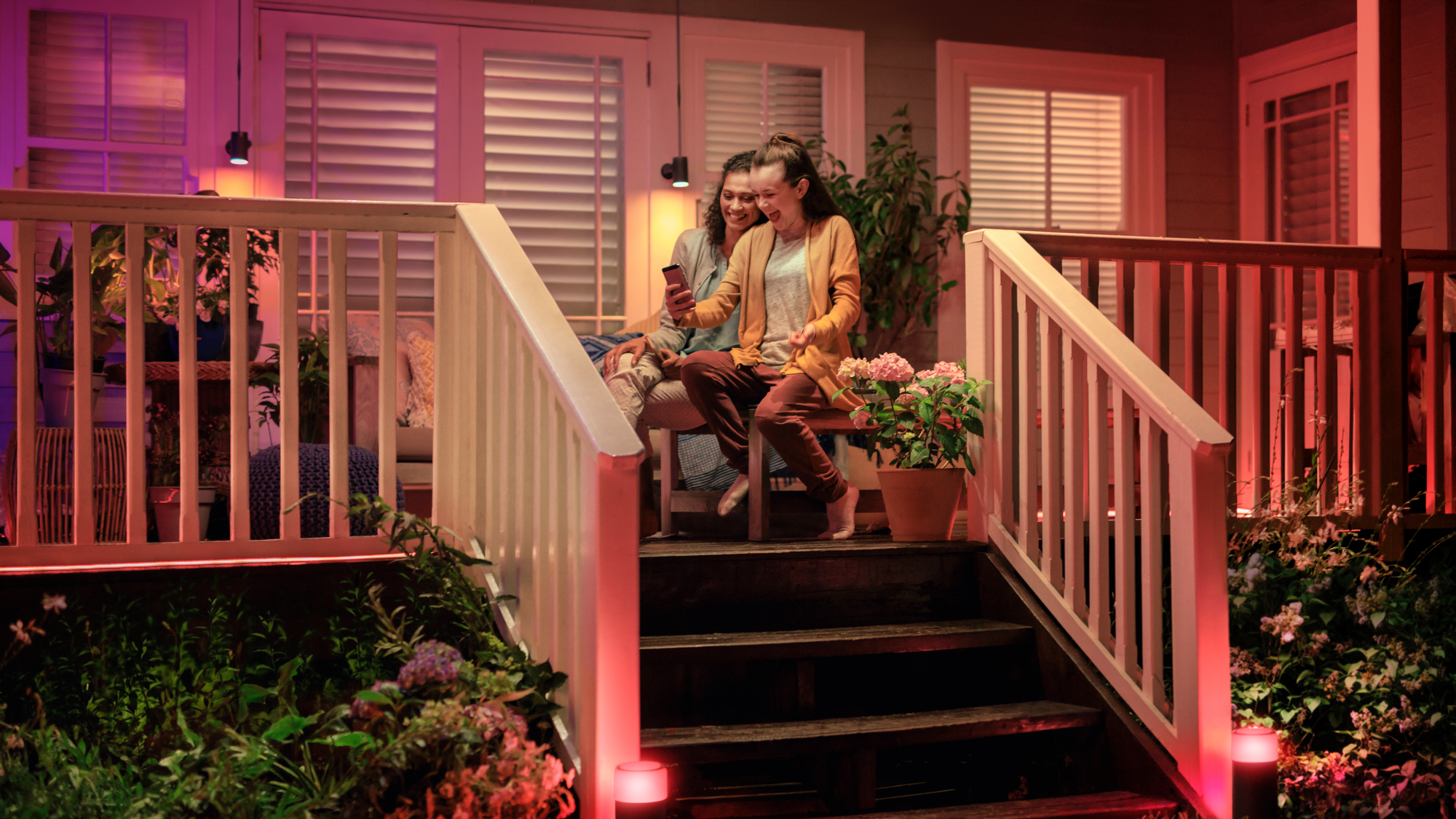 Philips hue garden store lighting ideas