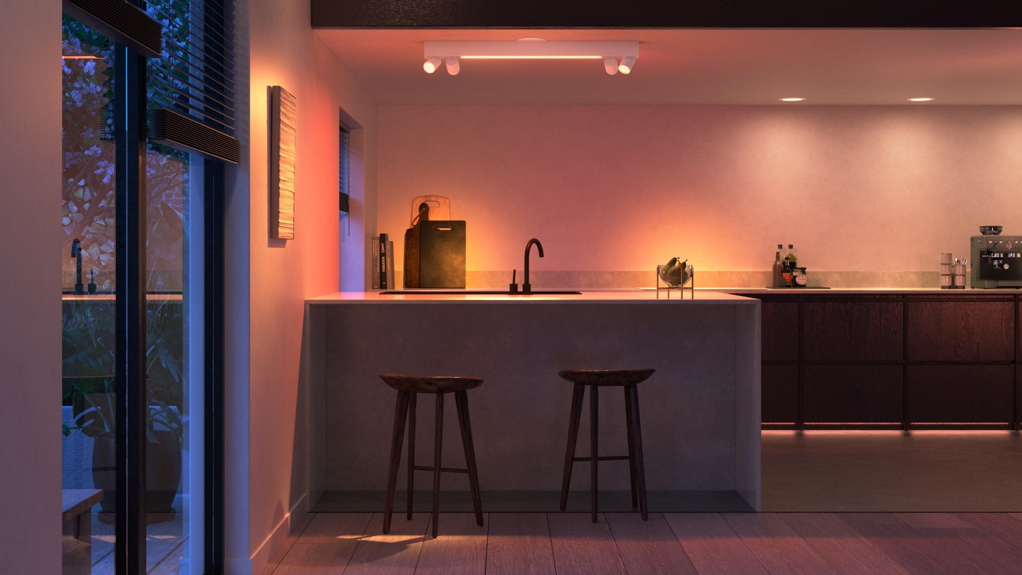 Un éclairage de cuisine LED pour une cuisine intelligente