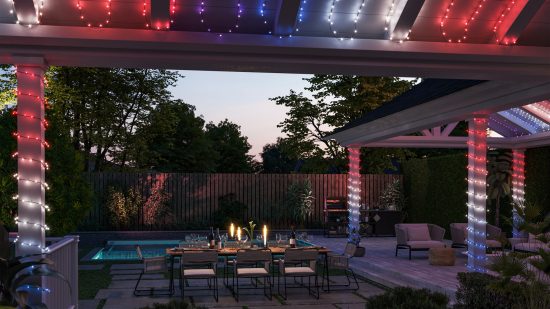 How to decorate with outdoor string lights