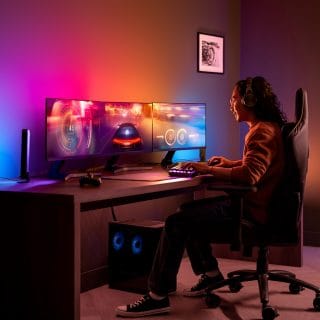 Philips Hue's new TV gadget matches colored lights to whatever you