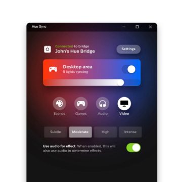 You'll soon be able to control your Philips Hue sync box from the main app
