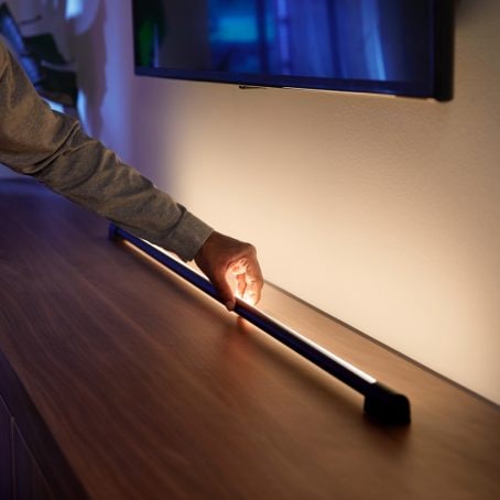 Hue Play Gradient Light Tube Large Black for TV - White and Colour