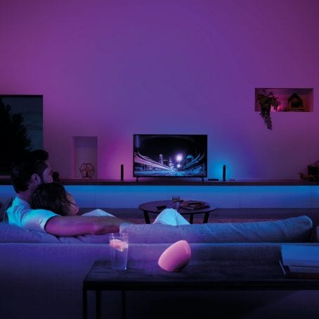 Philips Hue 2pk Play White and Color Ambiance Smart LED Bar Light White